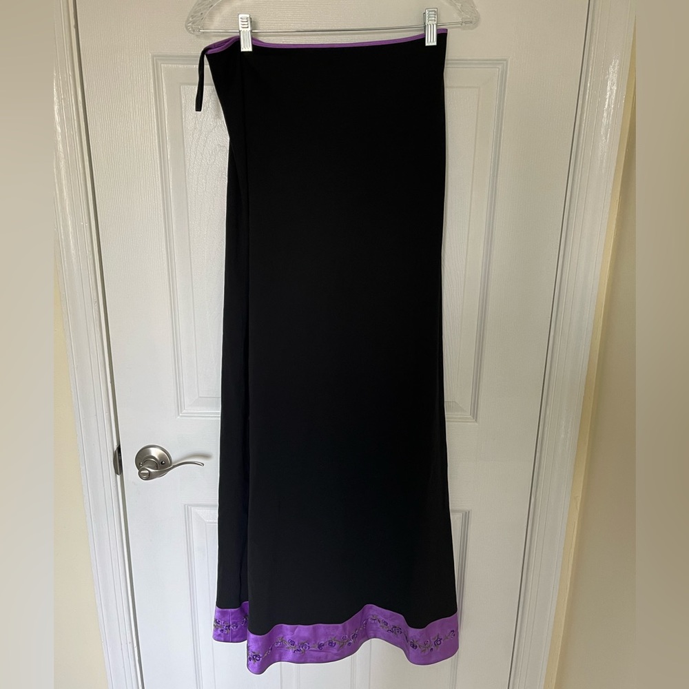 Adriana Papell 90s evening essentials maxi skirt